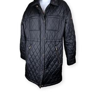 MICHAEL Michael Kors Black Womens Packable Puffer Jacket M
